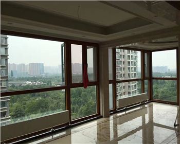 成都鋁木平開門窗