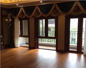 成都鋁木對開門窗