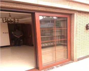 成都鋁木平開門窗