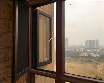成都鋁木對開門窗